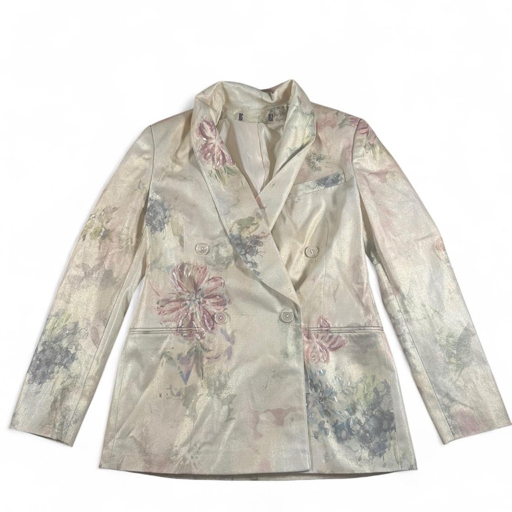 Ralph Lauren Purple Label Women’s Nelson Floral Japanese Denim Jacket‎